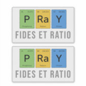 祈-Fides et Ratio（信仰と理由） シール (正面)