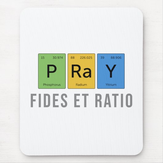 祈-Fides et Ratio（信仰と理由） マウスパッド (正面)