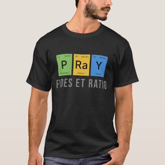 祈-Fides et Ratio（信仰と理由） Tシャツ (正面)