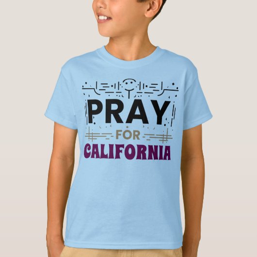 祈California ・ CAのサポート Tシャツ (正面)