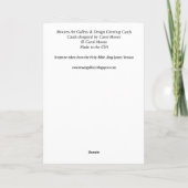 祈Christian Greeting Card カード (裏面)