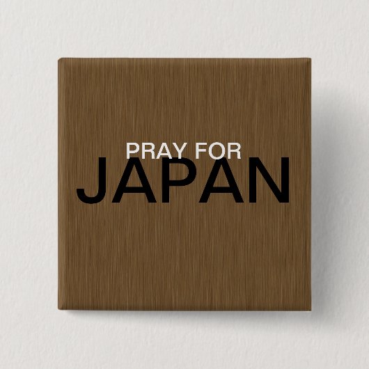 祈FOR JAPAN 缶バッジ (正面)