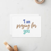 祈for You – フラットノートカード ノートカード (正面/裏面インサイチュ)