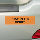 「祈In The Spirit」バンパーステッカー バンパーステッカー (車上)