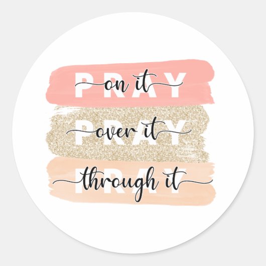 祈Itステッカー ラウンドシール (正面)