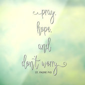 祈St.Padre Pio Seclity ウィンドウサイン (シート3)