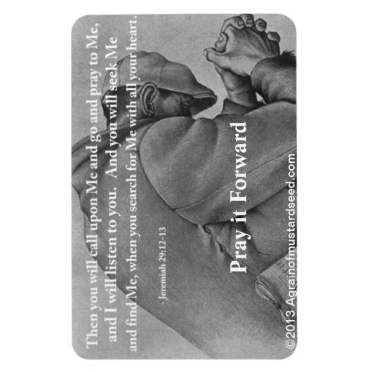 祈To Meバイブル引用文 マグネット (縦)