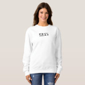 祈Womens Sweatshirt スウェットシャツ (正面フル)