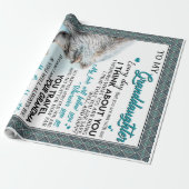 祖カスタマイズ母から孫娘に宛てた手紙 ラッピングペーパー (アンロールド)