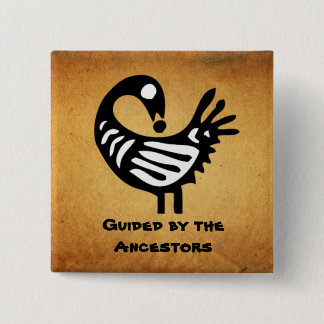 祖先が導くボタンの~ 缶バッジ
