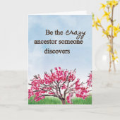 祖先にな熱狂するる – グリーティングカード (黄色い花)