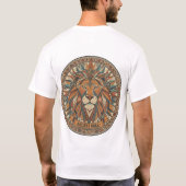 祖先の吠え声ライオンTシャツ** Tシャツ (裏面)