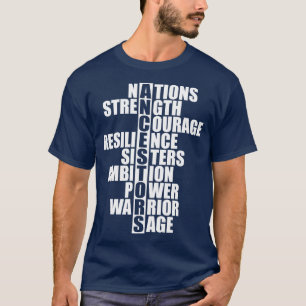 祖先の国の強い勇気レジリエンスのサイト Tシャツ