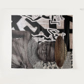 "祖先の糸のぶら下がった壁": タペストリー (正面(横))