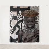 "祖先の糸のぶら下がった壁": タペストリー (正面)