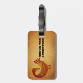 祖先の荷物のラベルに名誉を与えて下さい ラゲッジタグ (裏面縦)