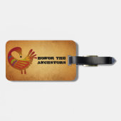 祖先の荷物のラベルに名誉を与えて下さい ラゲッジタグ (裏面横)