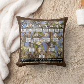 祖先引用文ファミリーツリーフォージェネレーションピロー クッション (ブランケット)