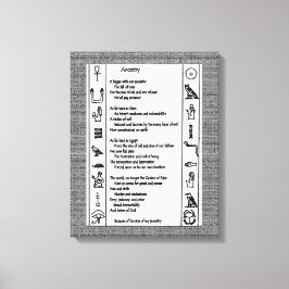 祖先 キャンバスプリント