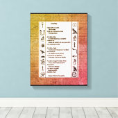 祖先 キャンバスプリント (インサイチュ (ウッドフロア))