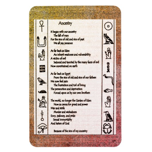 祖先 マグネット (縦)