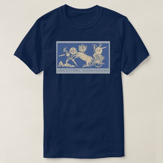 祖先：音の神 – Greek Warriors Tシャツ (デザイン正面)