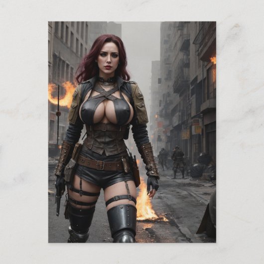 祖国を守る ポストカード (正面)