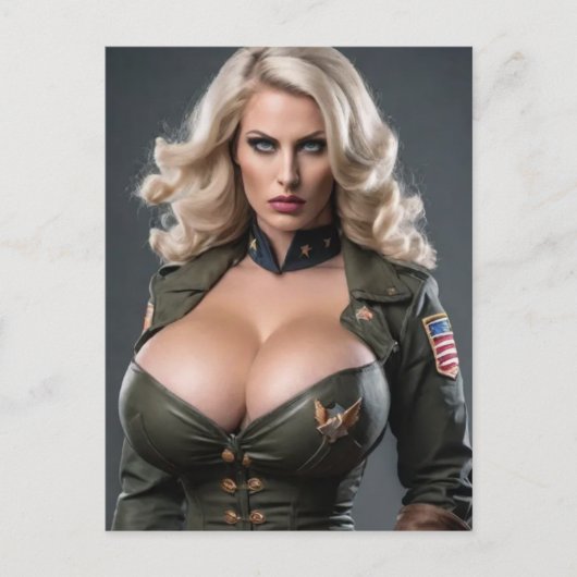 祖国を守る ポストカード (正面)