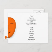 祖孫愛・おじいちゃんおばあちゃん名言ユーモア ポストカード (正面/裏面)