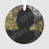 祖最高の父母が2人の写真のクリスマス オーナメント (裏面)