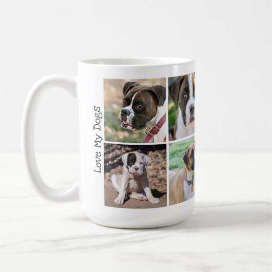 祖最高の父母への贈り物-写真ベビー コーヒーマグカップ (左)