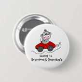 祖母および祖父へ行くこと 缶バッジ (正面&裏面)