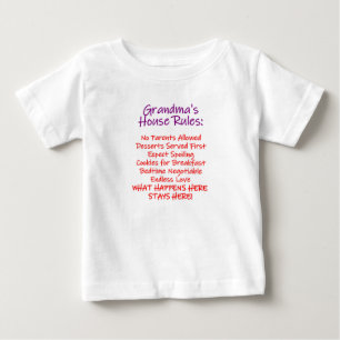 祖母が世界を支配するベビーTシャツ ベビーTシャツ