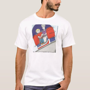 祖母との傾き回転 Tシャツ