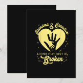 祖母と孫　結びつきは壊せない 招待状 (正面/裏面)