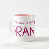 祖母に促進される ツートーンマグカップ (正面左)