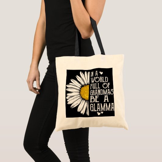 祖母に満ちた世界でグラマデイジーになる トートバッグ (正面(商品))
