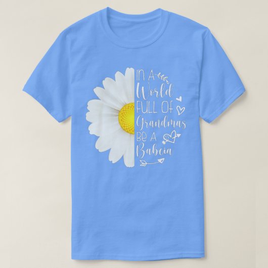 祖母に満ちた世界でビアのヒマワリの切り身になる Tシャツ (デザイン正面)