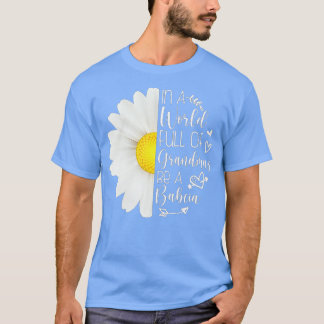 祖母に満ちた世界でビアのヒマワリの切り身になる Tシャツ
