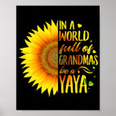 祖母に満ちた世界でヤヤのひまわりになる ポスター (正面)