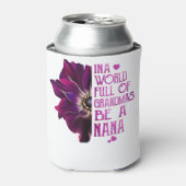 祖母に満ちた世界でNaNaPurple Anemone 缶クーラー (缶正面)