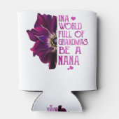 祖母に満ちた世界でNaNaPurple Anemone 缶クーラー (裏面)