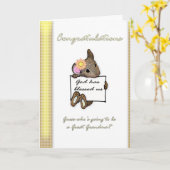 祖母に素晴らしなる カード (黄色い花)