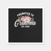 祖母に贈り物として昇進する スタンダードカクテルナプキン (正面)