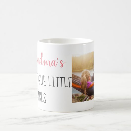 祖母のおばあちゃんのアレアンティーク コーヒーマグカップ (中央)