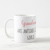 祖母のおばあちゃんのアレアンティーク コーヒーマグカップ (左)