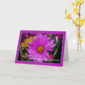 祖母のためのデンマークのバースデー・カード カード (黄色い花)