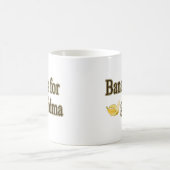 祖母のためのバナナ コーヒーマグカップ (中央)