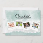 祖母のためのフォトコラージュ母の日カード カード (正面)