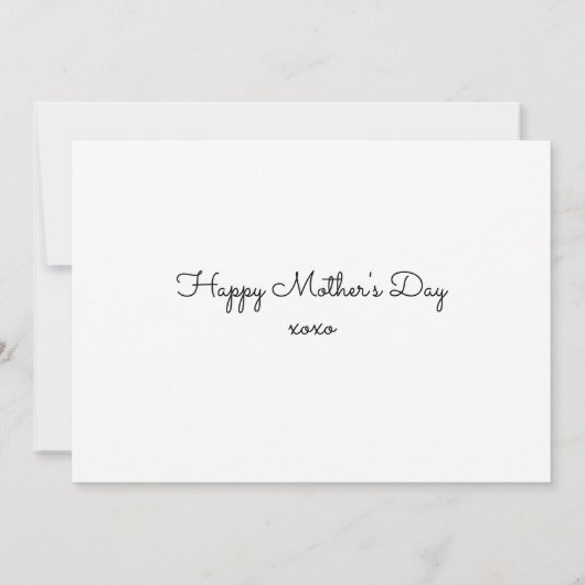 祖母のためのフォトコラージュ母の日カード カード (裏面)